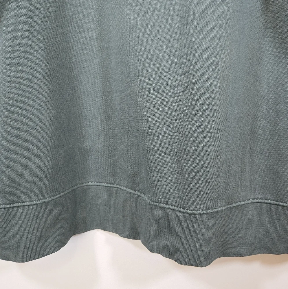 Old Navy Women’s Green Oversized Tunic Sweatshirt Size Medium Cozy Casual‎ Top